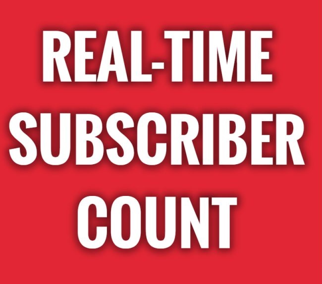 How to View  Live Subscriber Count in Realtime of any